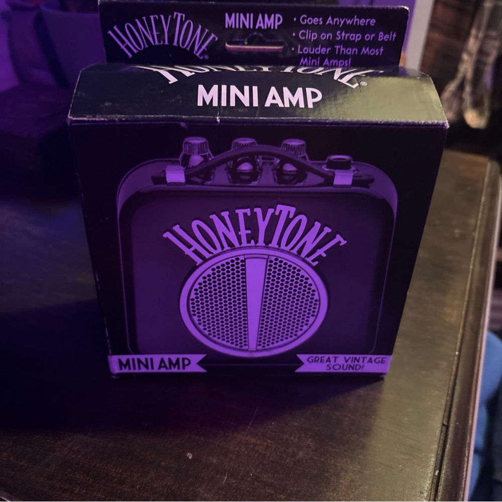 Mini Amp Portable Speaker - Black